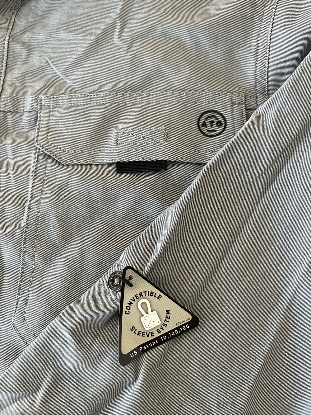 Wrangler Men's Button-Down Shirt - Gray - Picture 2 of 4